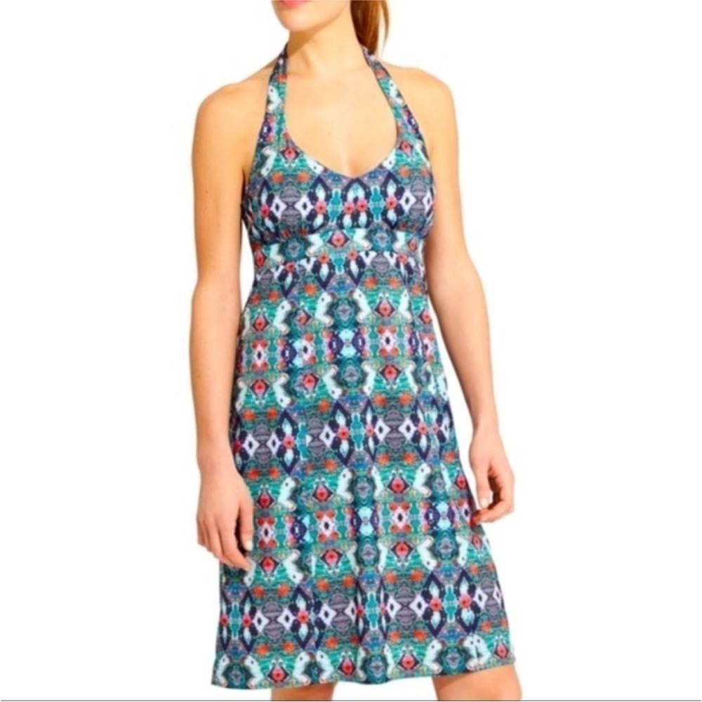Athleta Pack Everywhere Floral Halter Dress. Size 2